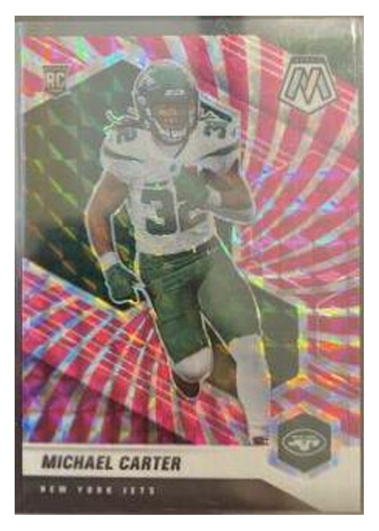2021 Panini Mosaic Base Set Michael Carter #335 card