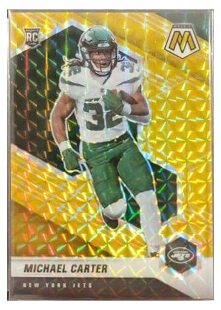 2021 Panini Mosaic Base Set Michael Carter #335 card