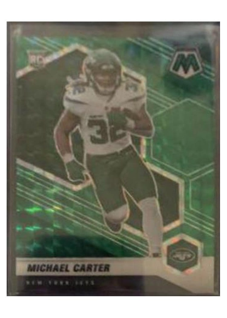 2021 Panini Mosaic Base Set Michael Carter #335 card