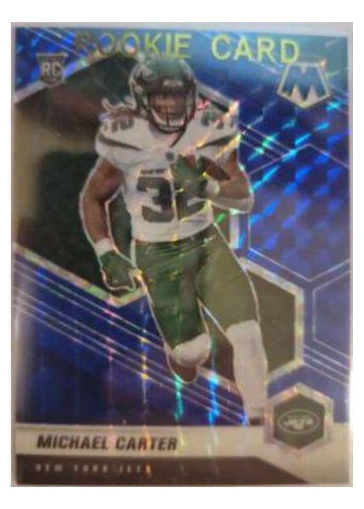 2021 Panini Mosaic Base Set Michael Carter #335 card