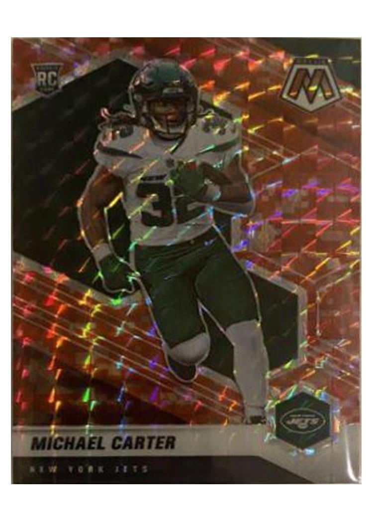 2021 Panini Mosaic Base Set Michael Carter #335 card