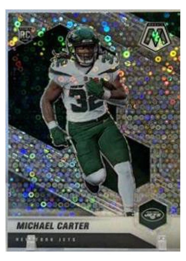 2021 Panini Mosaic Base Set Michael Carter #335 card