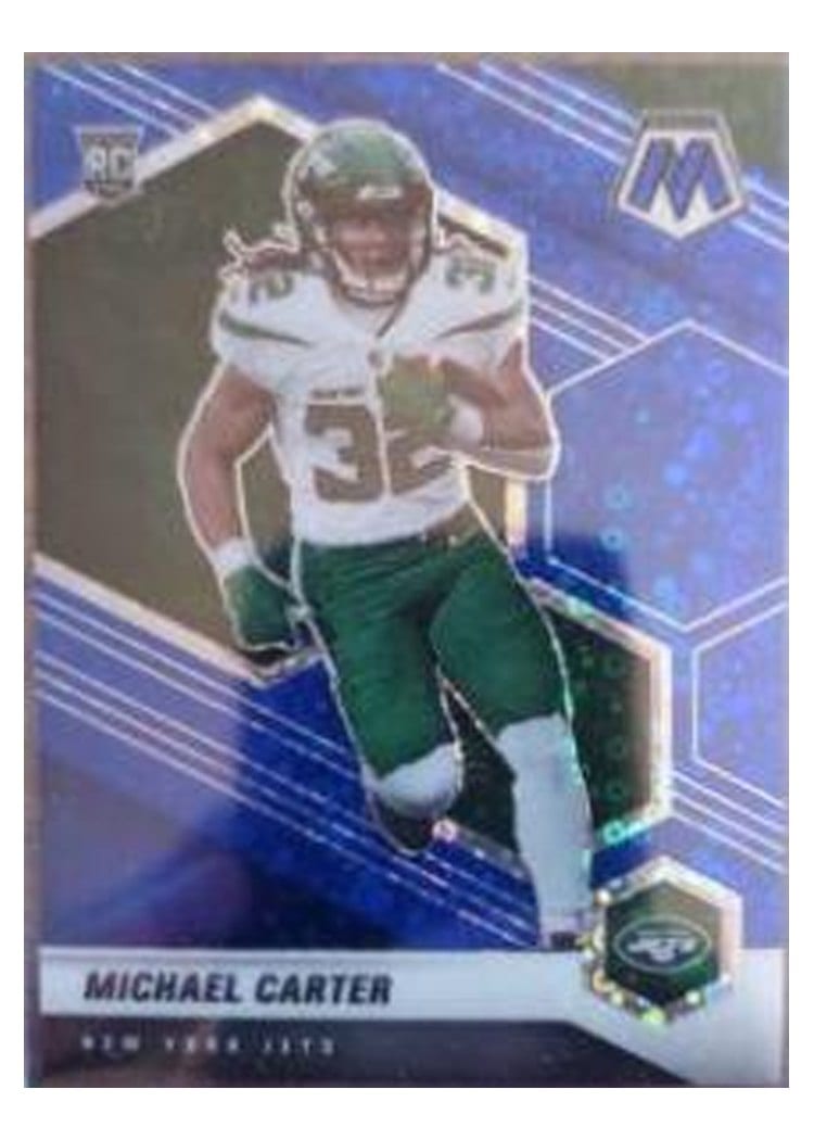 2021 Panini Mosaic Base Set Michael Carter #335 card