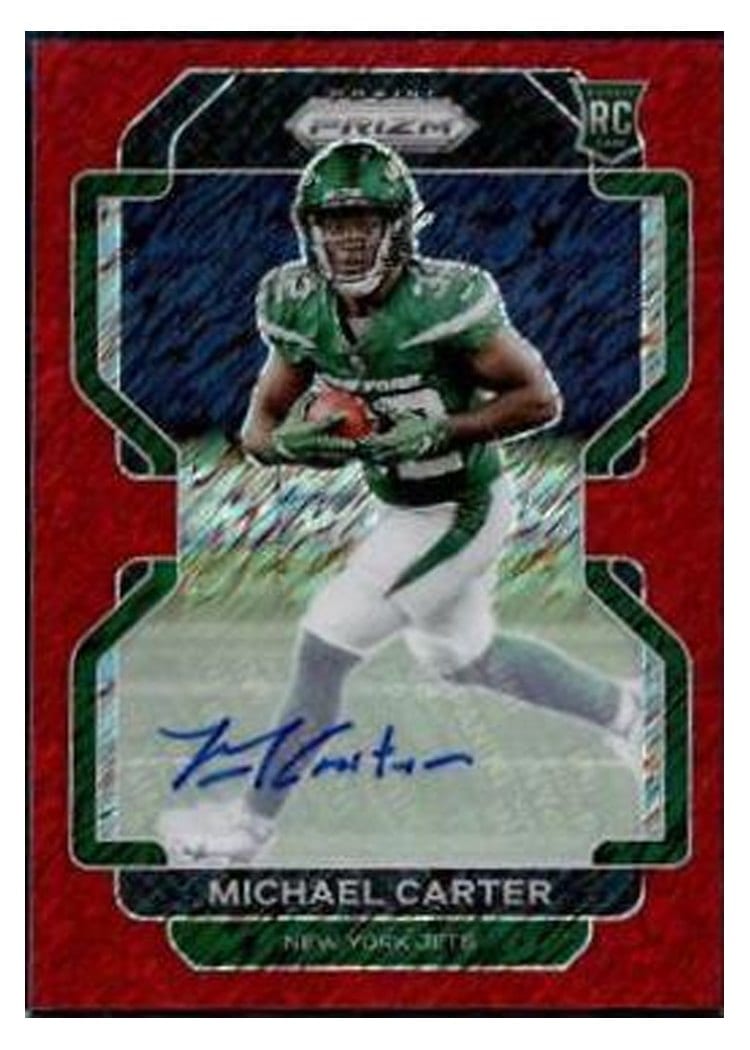 2021 Panini Prizm Base Set Michael Carter #365 card