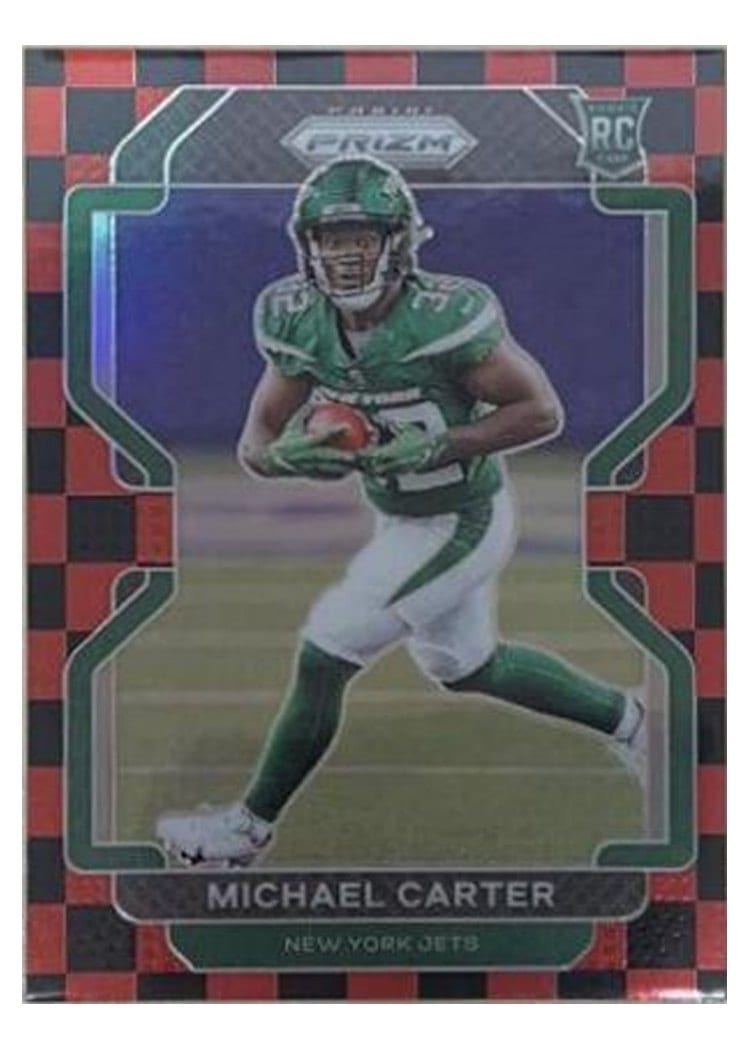 2021 Panini Prizm Base Set Michael Carter #365 card