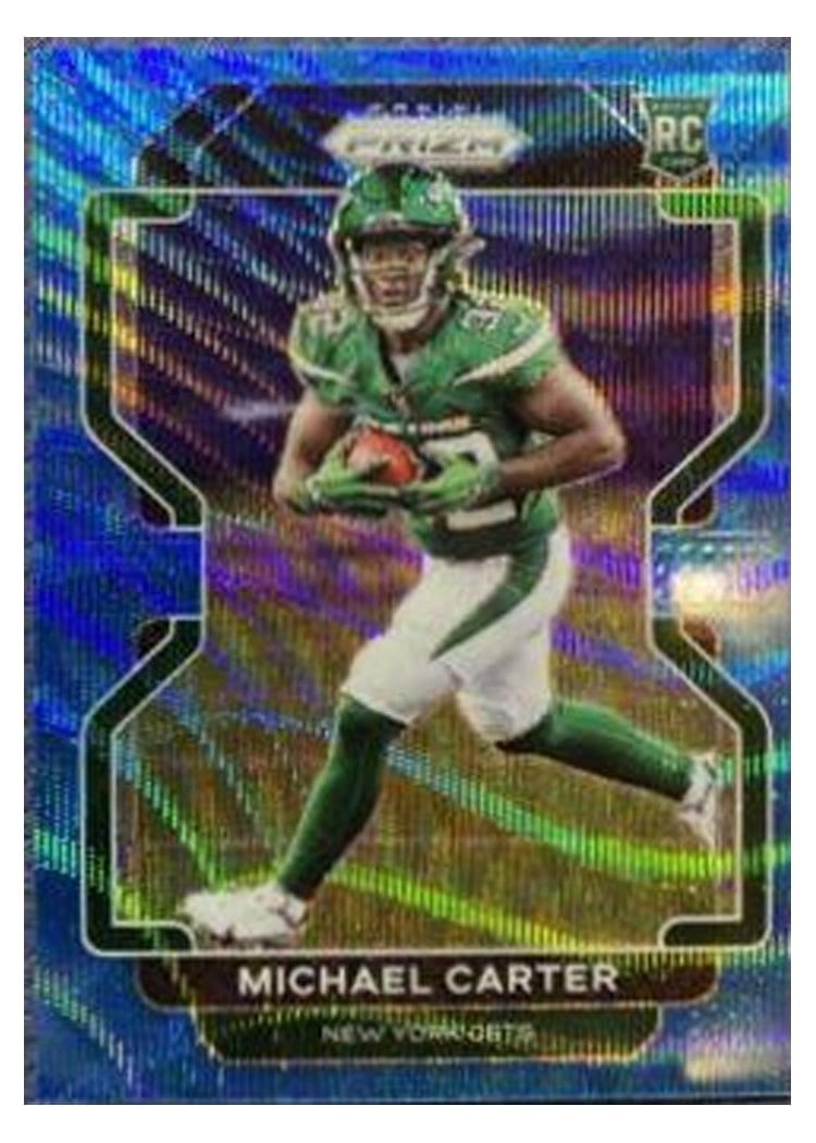 2021 Panini Prizm Base Set Michael Carter #365 card