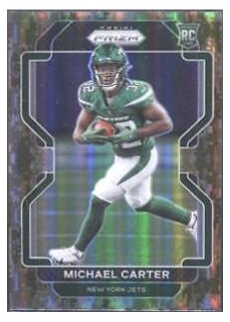 2021 Panini Prizm Base Set Michael Carter #365 card