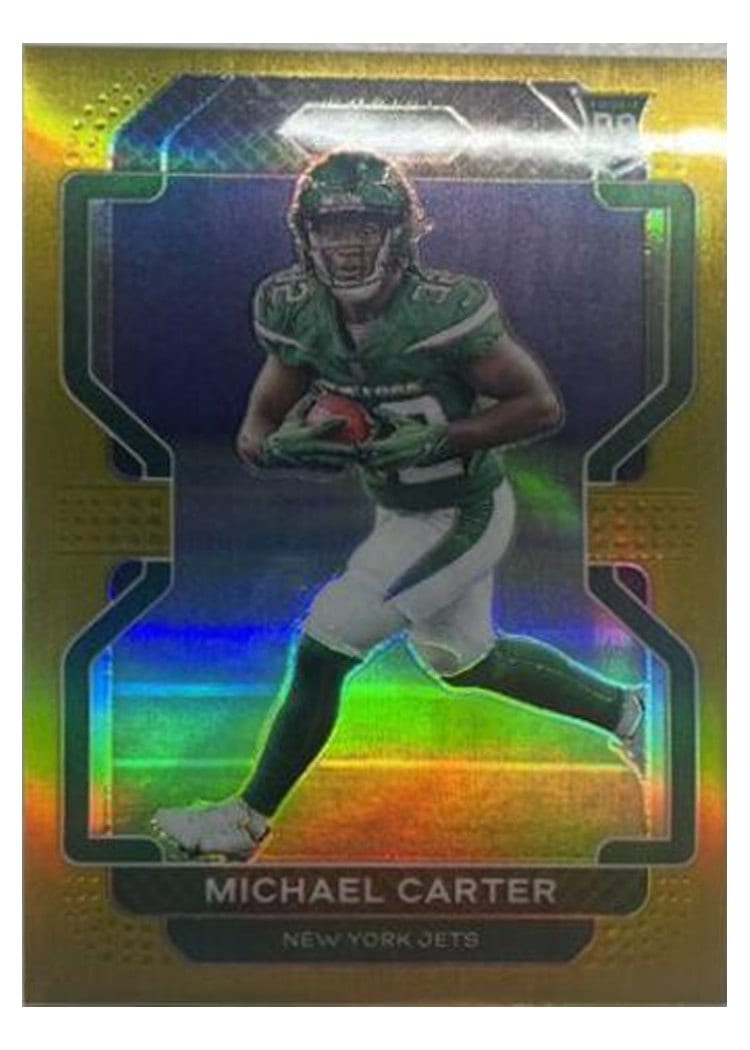 2021 Panini Prizm Base Set Michael Carter #365 card