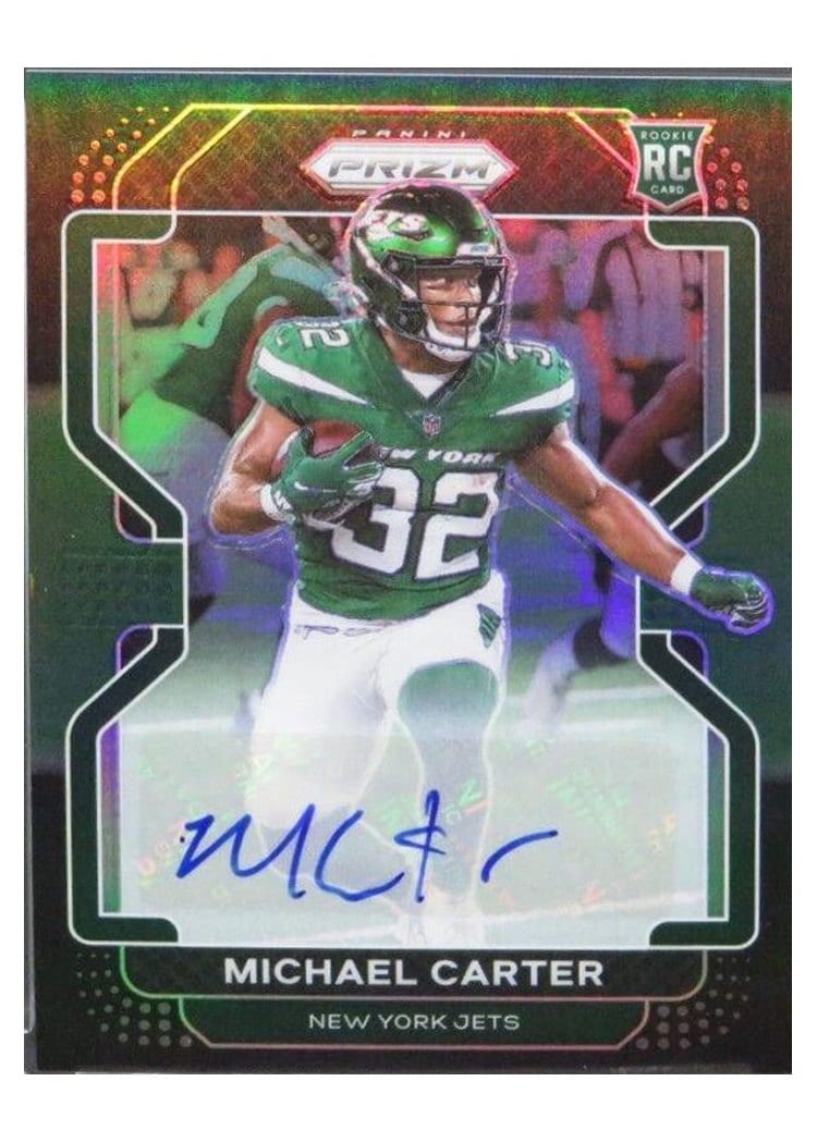 2021 Panini Prizm Base Set Michael Carter #365 card