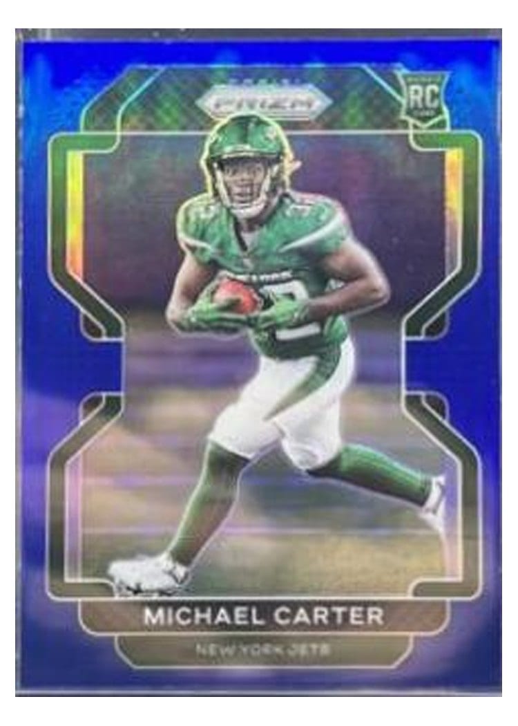 2021 Panini Prizm Base Set Michael Carter #365 card