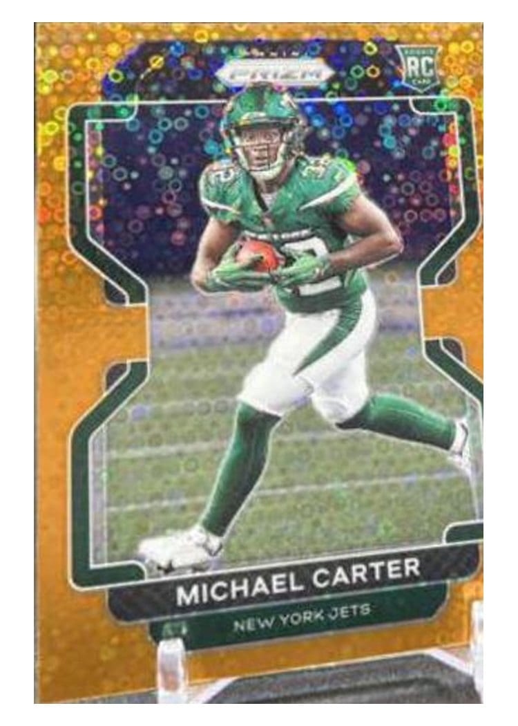 2021 Panini Prizm Base Set Michael Carter #365 card