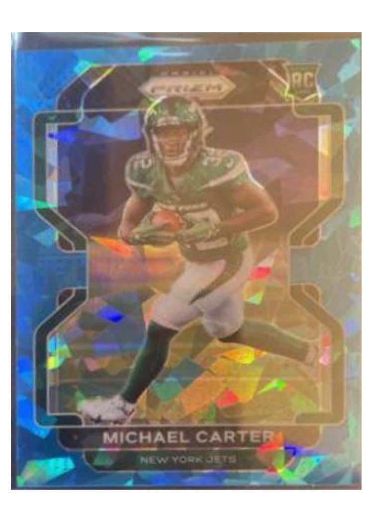 2021 Panini Prizm Base Set Michael Carter #365 card