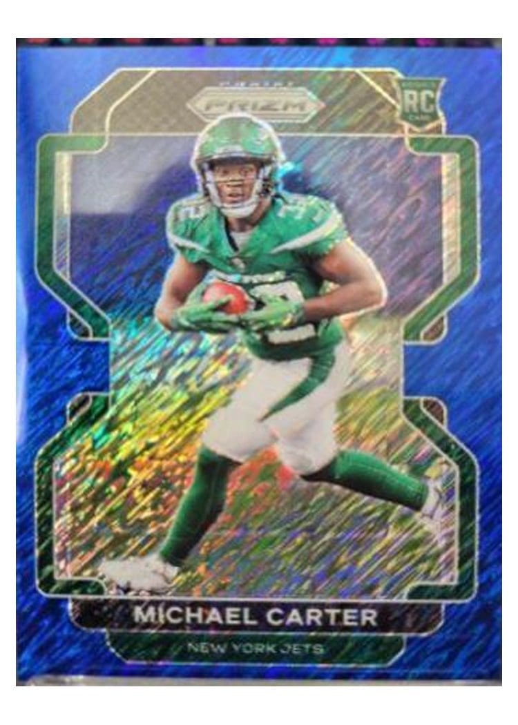 2021 Panini Prizm Base Set Michael Carter #365 card