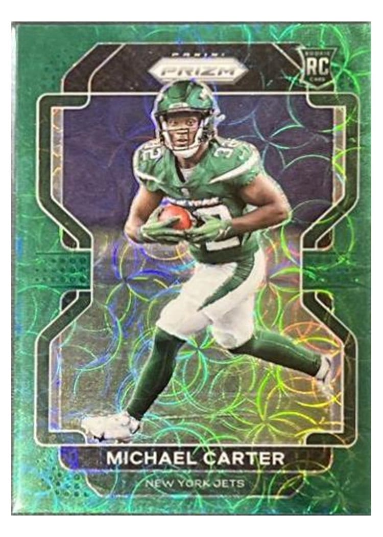 2021 Panini Prizm Base Set Michael Carter #365 card