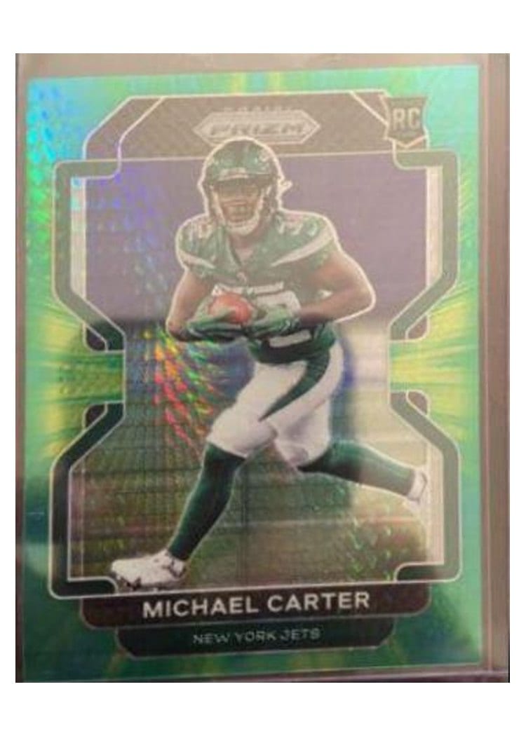2021 Panini Prizm Base Set Michael Carter #365 card