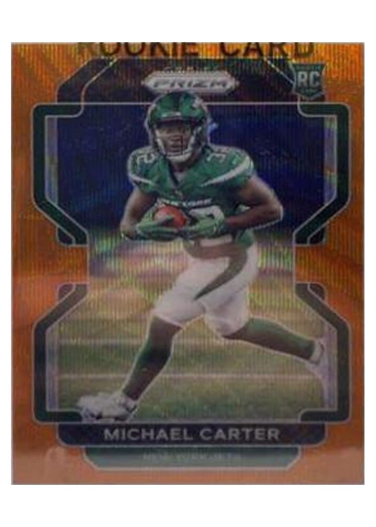 2021 Panini Prizm Base Set Michael Carter #365 card