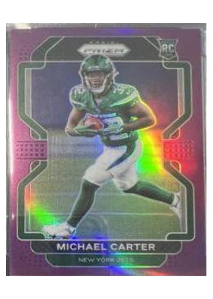 2021 Panini Prizm Base Set Michael Carter #365 card