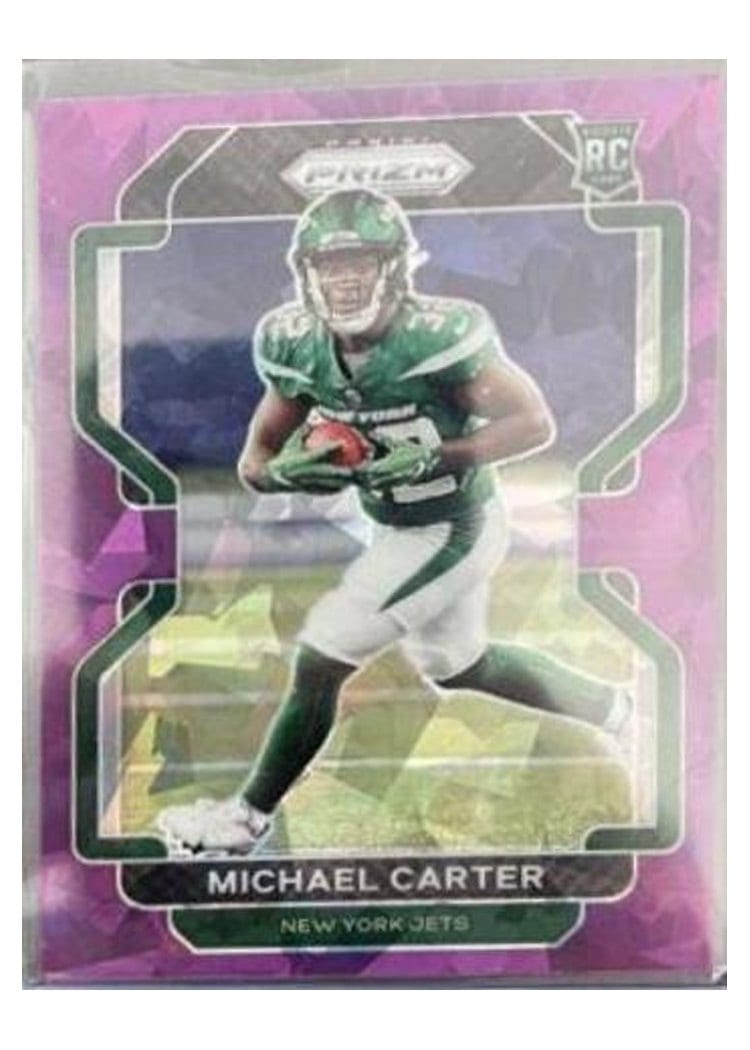 2021 Panini Prizm Base Set Michael Carter #365 card