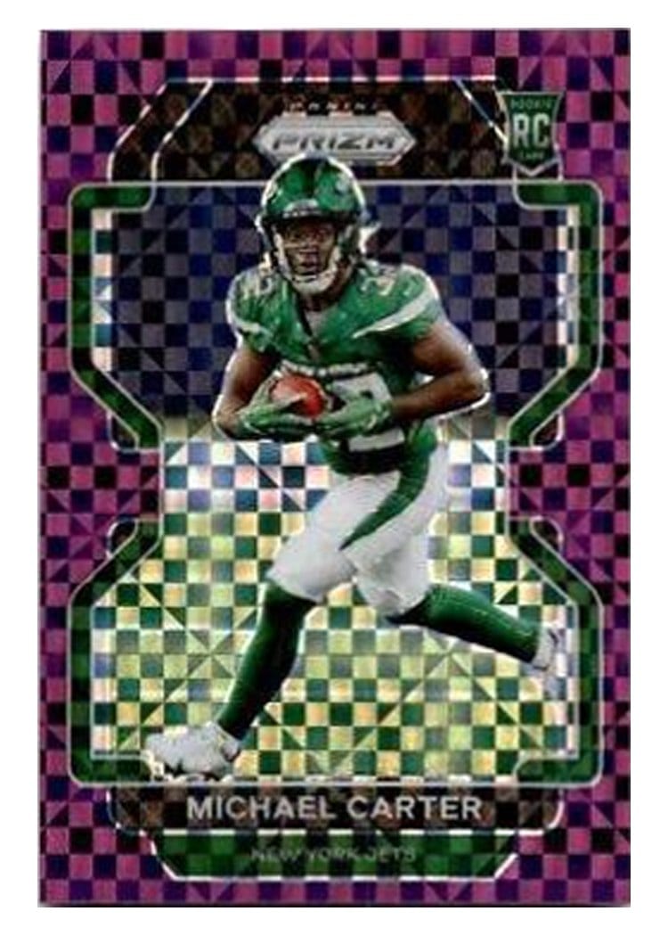 2021 Panini Prizm Base Set Michael Carter #365 card