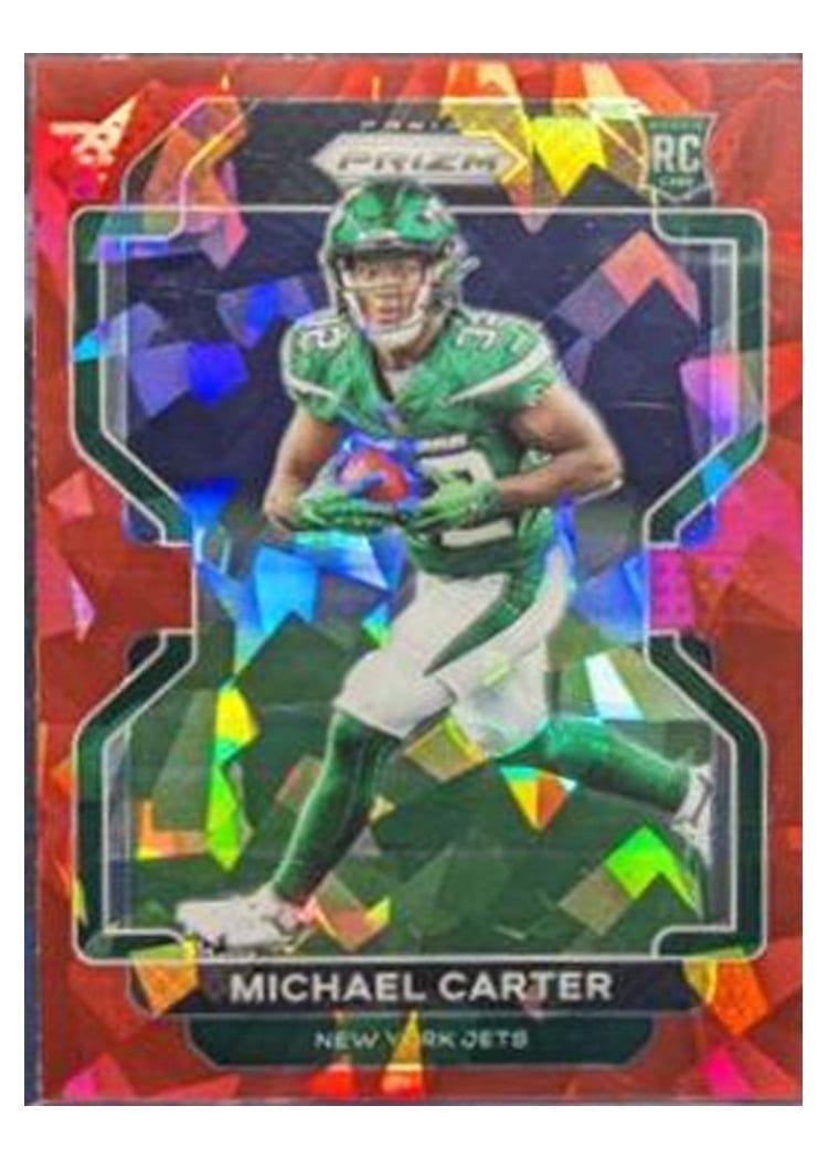 2021 Panini Prizm Base Set Michael Carter #365 card