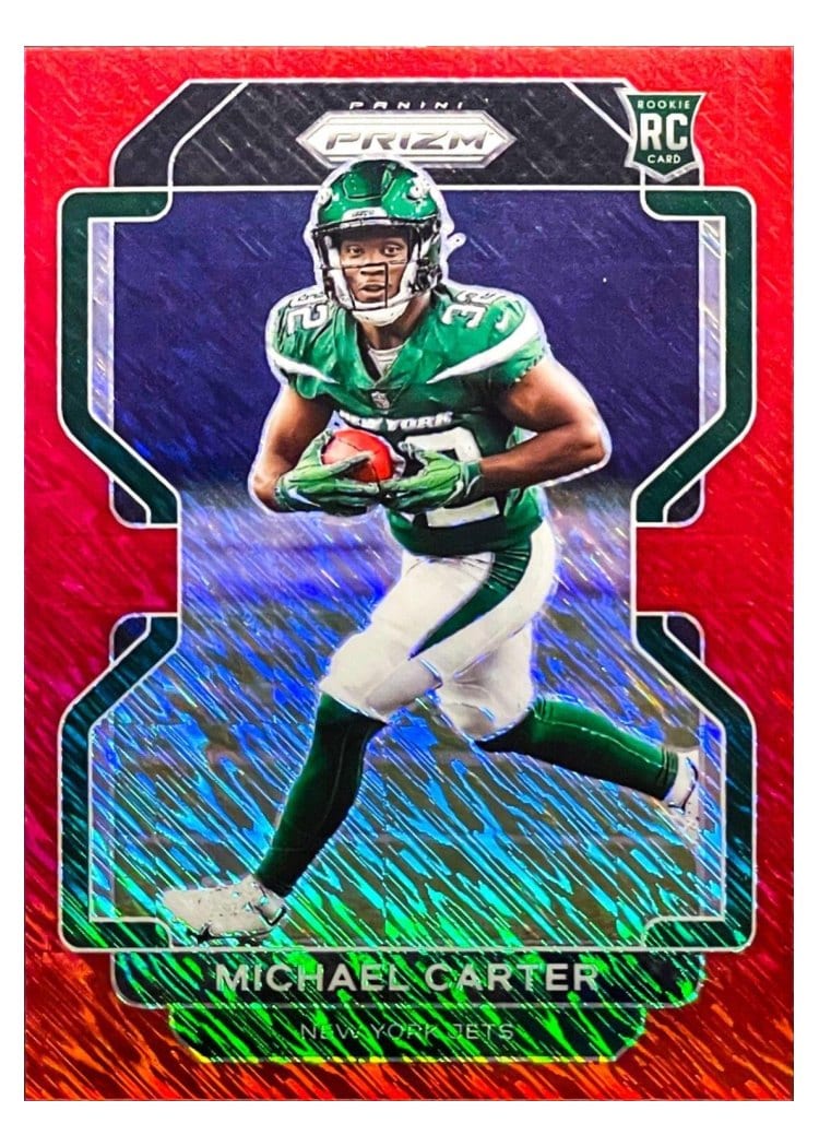2021 Panini Prizm Base Set Michael Carter #365 card