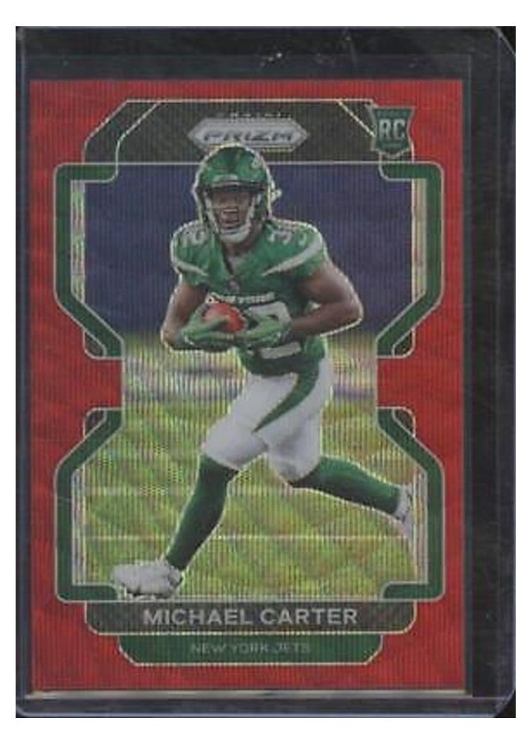 2021 Panini Prizm Base Set Michael Carter #365 card