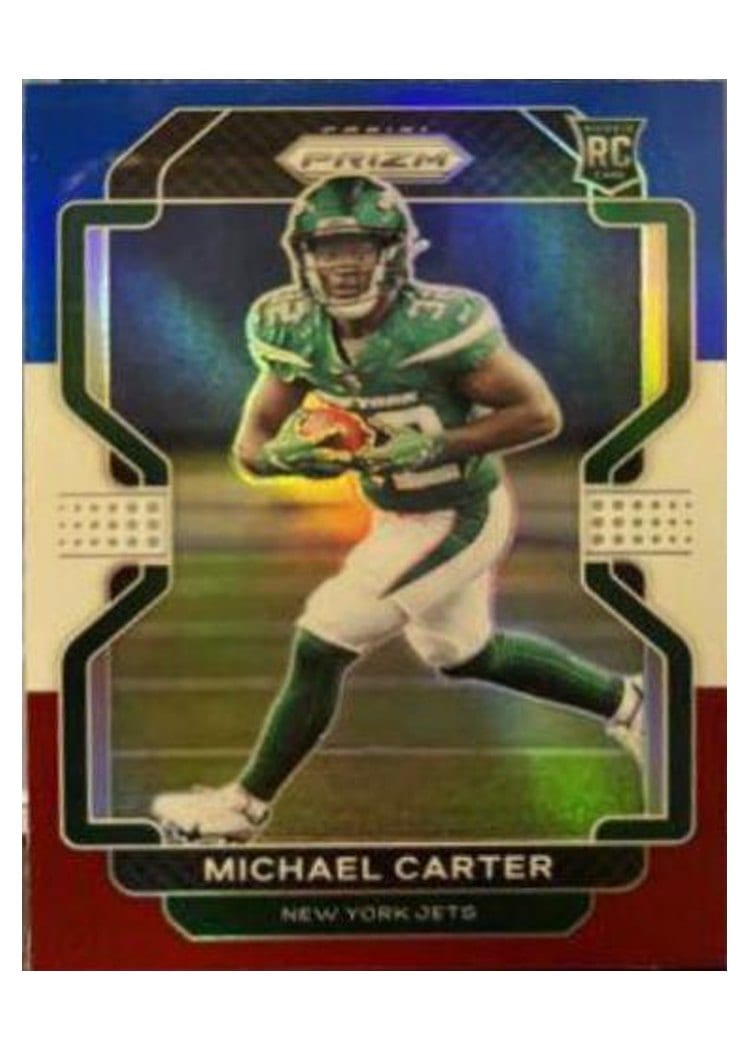 2021 Panini Prizm Base Set Michael Carter #365 card