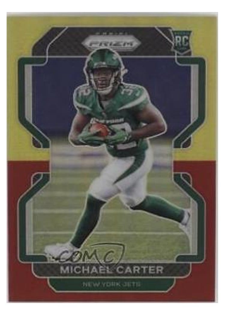 2021 Panini Prizm Base Set Michael Carter #365 card