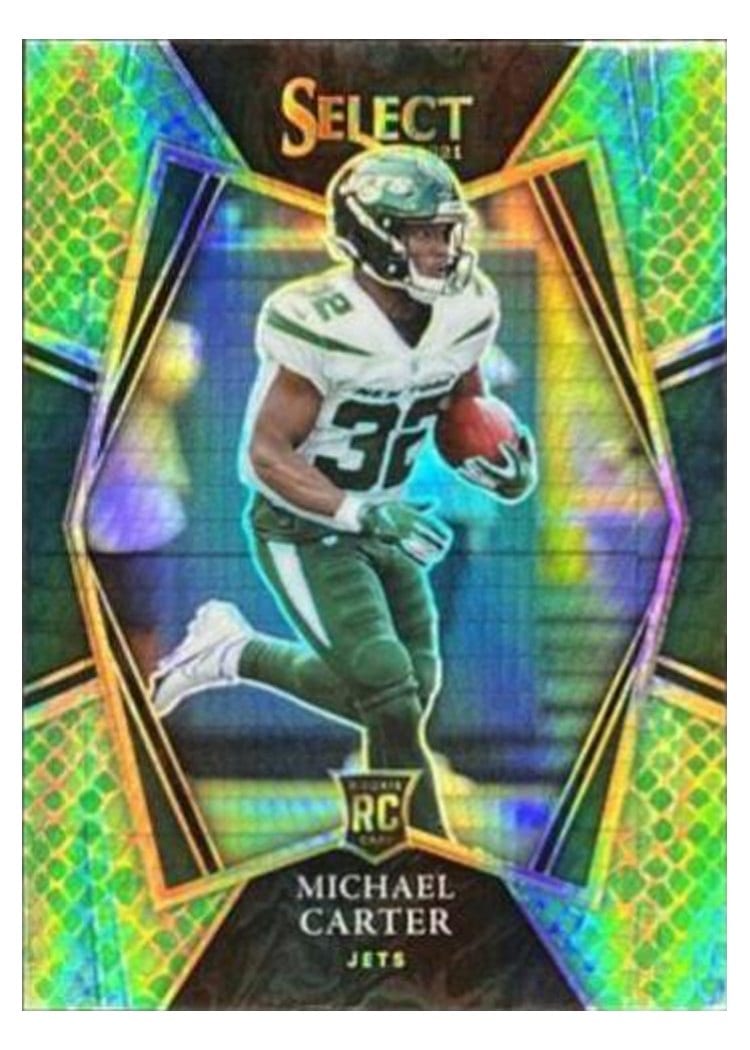 2021 Panini Select Base Set Michael Carter #171 card