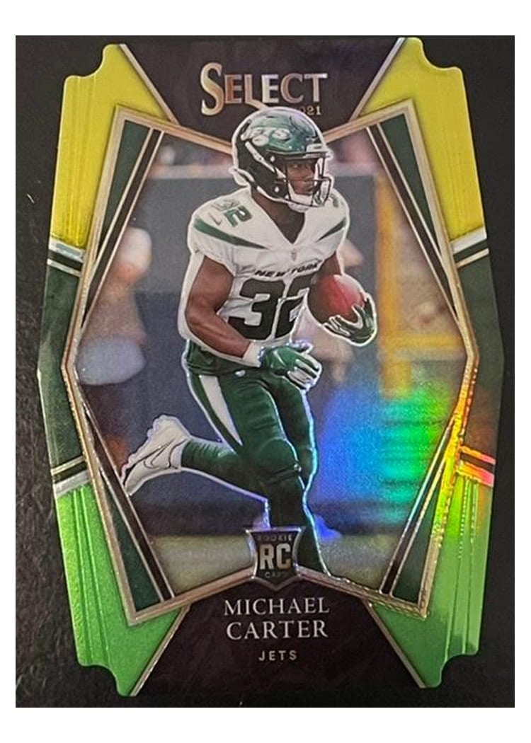 2021 Panini Select Base Set Michael Carter #171 card