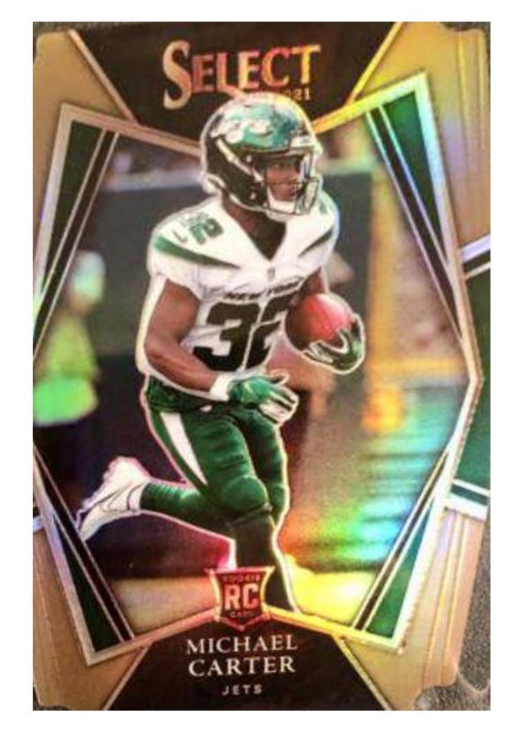 2021 Panini Select Base Set Michael Carter Copper Die Cut #271 card