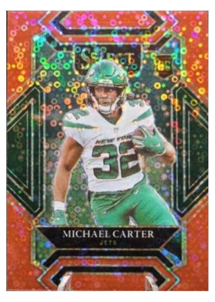 2021 Panini Select Base Set Michael Carter Red #271 card
