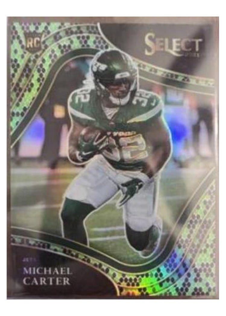 2021 Panini Select Base Set Michael Carter #371 card
