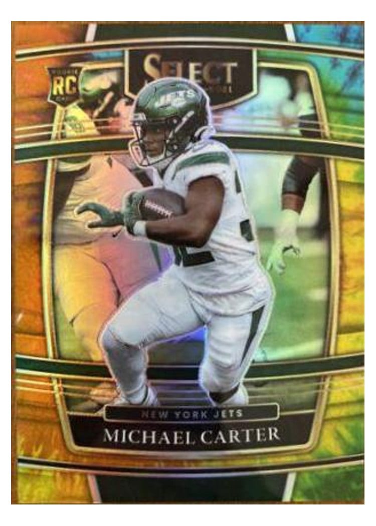 2021 Panini Select Base Set Michael Carter #371 card