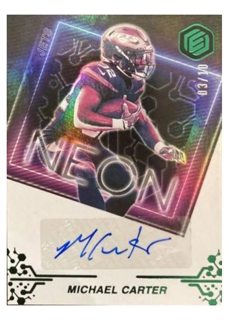 2022 Panini Elements Base Set Michael Carter #10 card