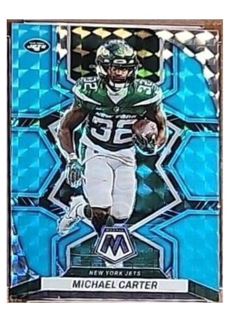 2022 Panini Mosaic Base Set Michael Carter #152 card
