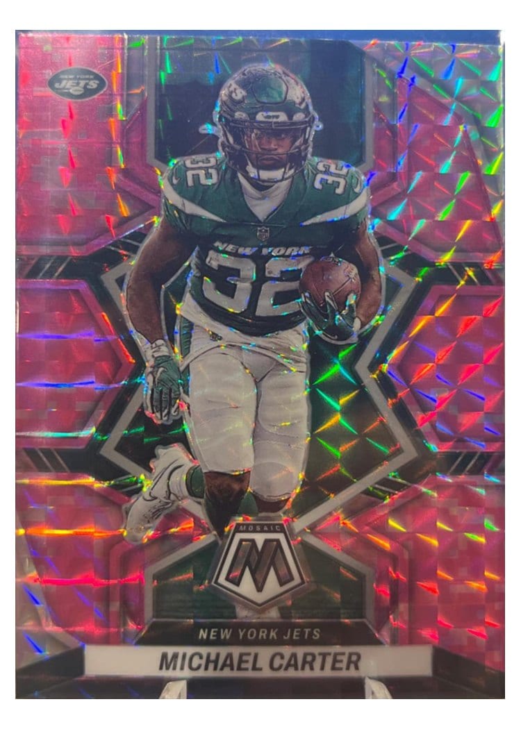 2022 Panini Mosaic Base Set Michael Carter #152 card