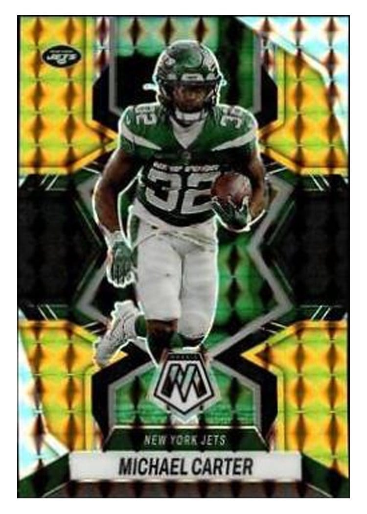 2022 Panini Mosaic Base Set Michael Carter #152 card