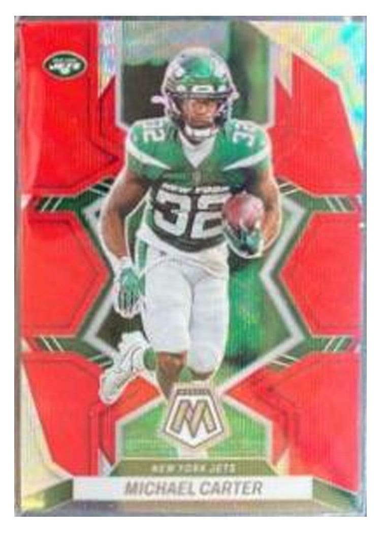 2022 Panini Mosaic Base Set Michael Carter #152 card