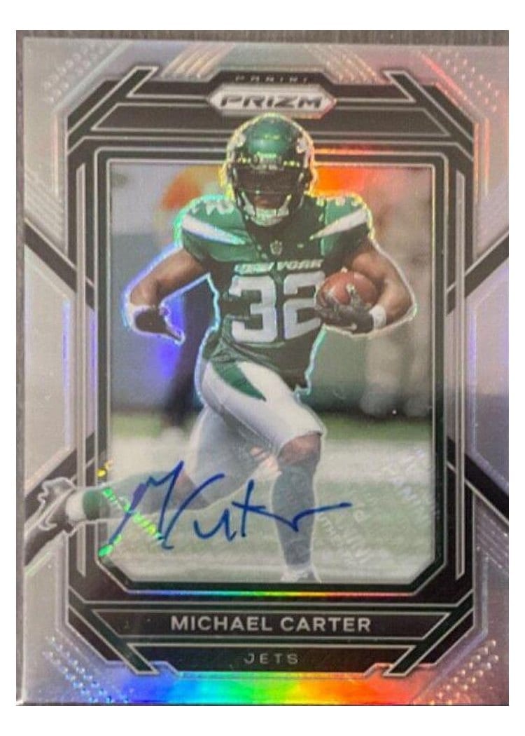2022 Panini Prizm Base Set Michael Carter #226 card