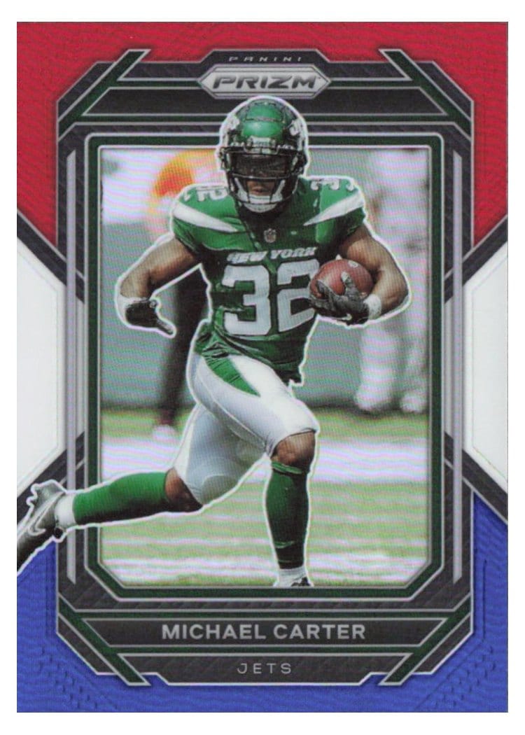 2022 Panini Prizm Base Set Michael Carter #226 card