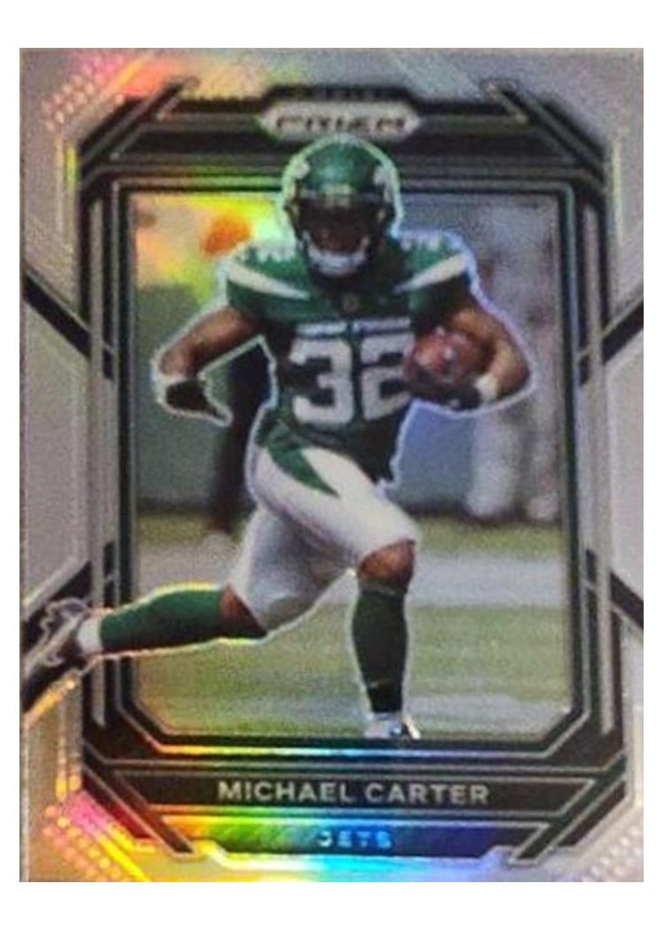 2022 Panini Prizm Base Set Michael Carter Silver #226 card