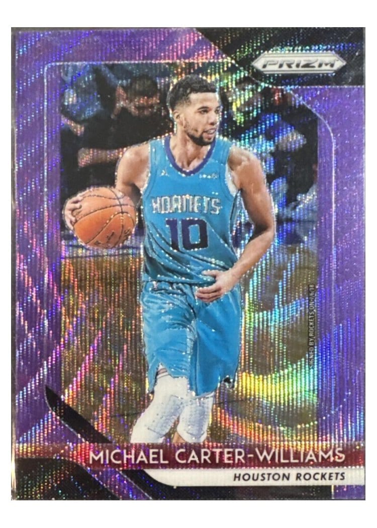 2018-19 Panini Prizm Base Set Michael Carter-Williams Purple Prizm #44 card