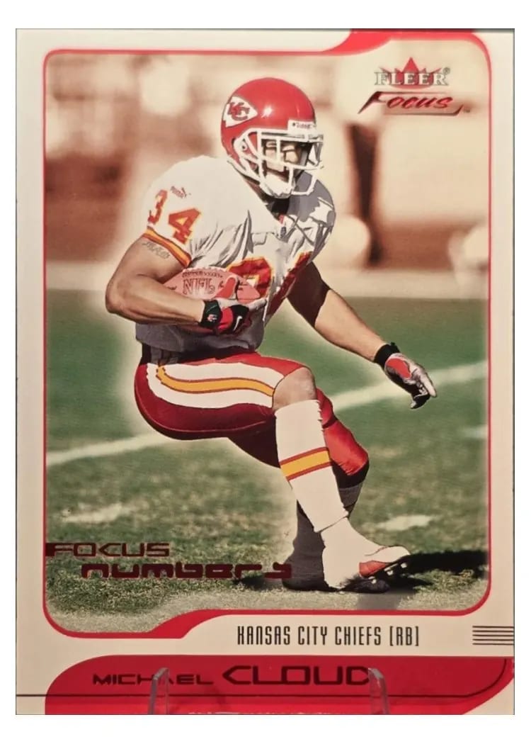 2001 Fleer Focus Michael Cloud Numbers #36 card