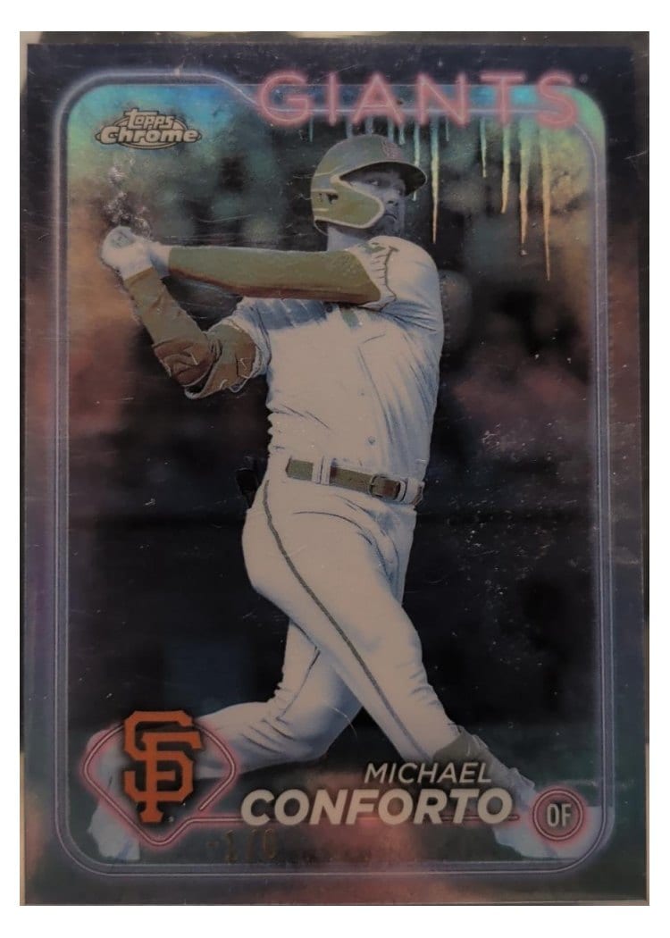 2024 Topps Chrome Base Set Michael Conforto #256 card