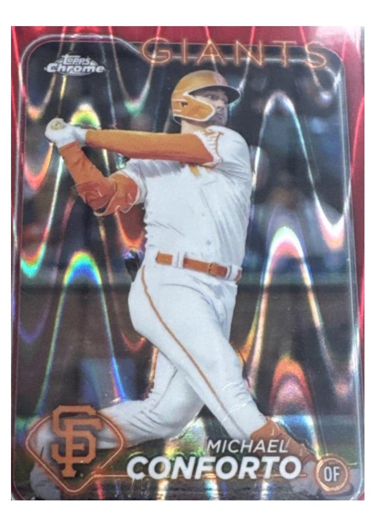 2024 Topps Chrome Base Set Michael Conforto #256 card