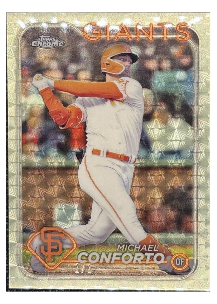 2024 Topps Chrome Base Set Michael Conforto #256 card