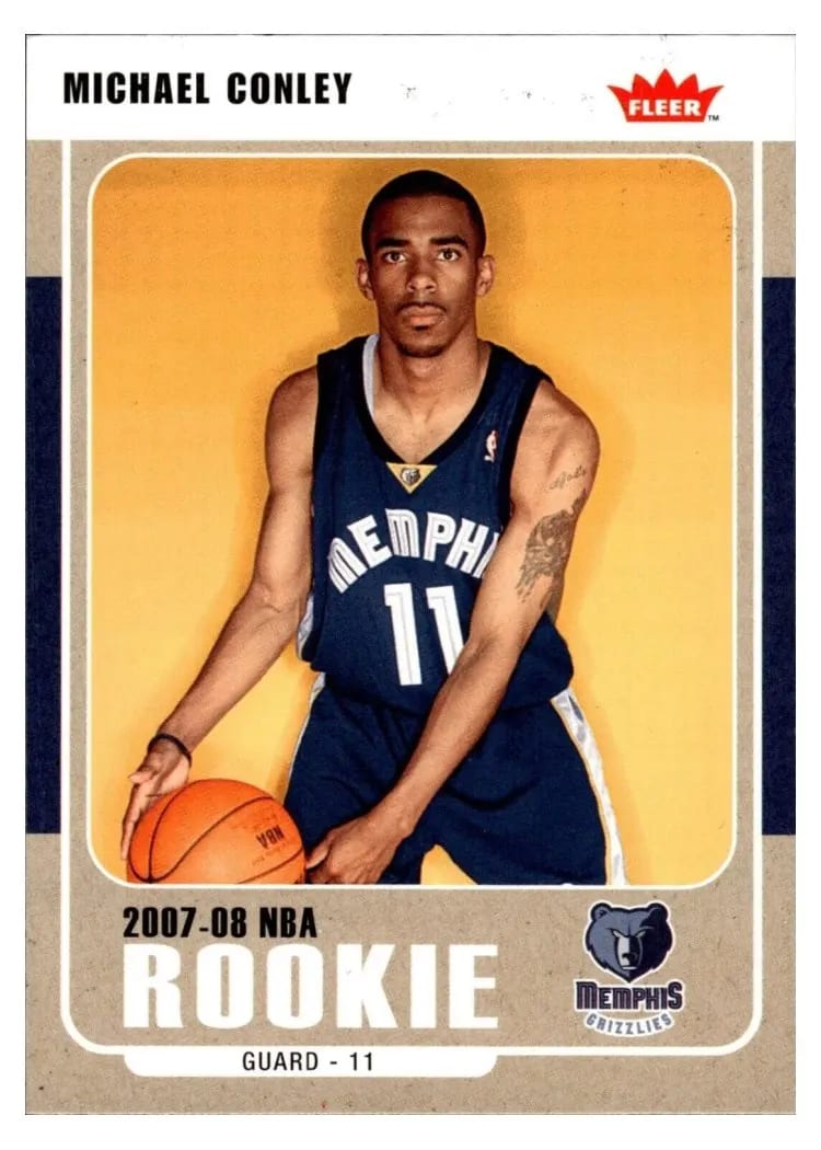 2007 Fleer Michael Conley #206 card