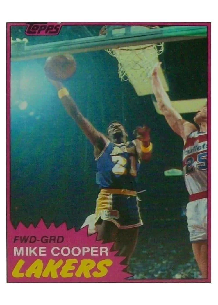 1981 Topps Michael Cooper #77 card