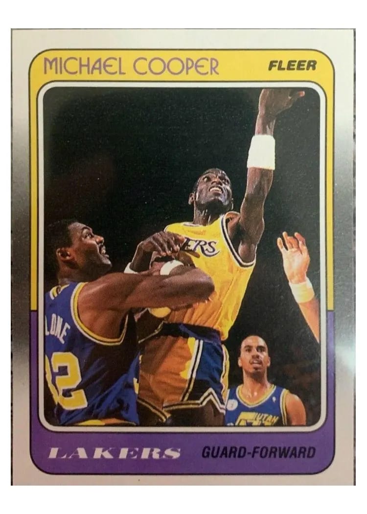 1988 Fleer Michael Cooper #65 card